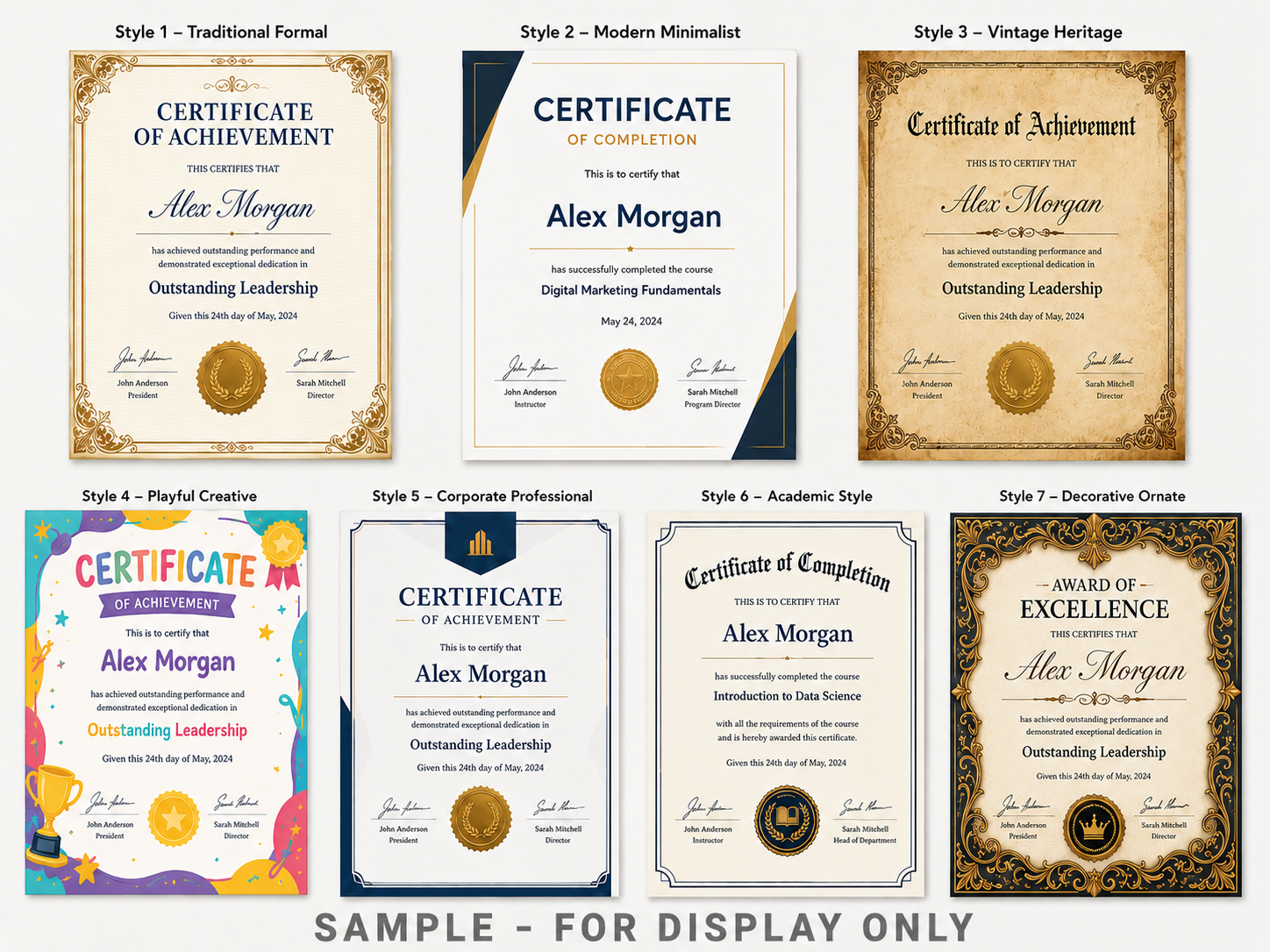 Custom Certificate Design - Image 13