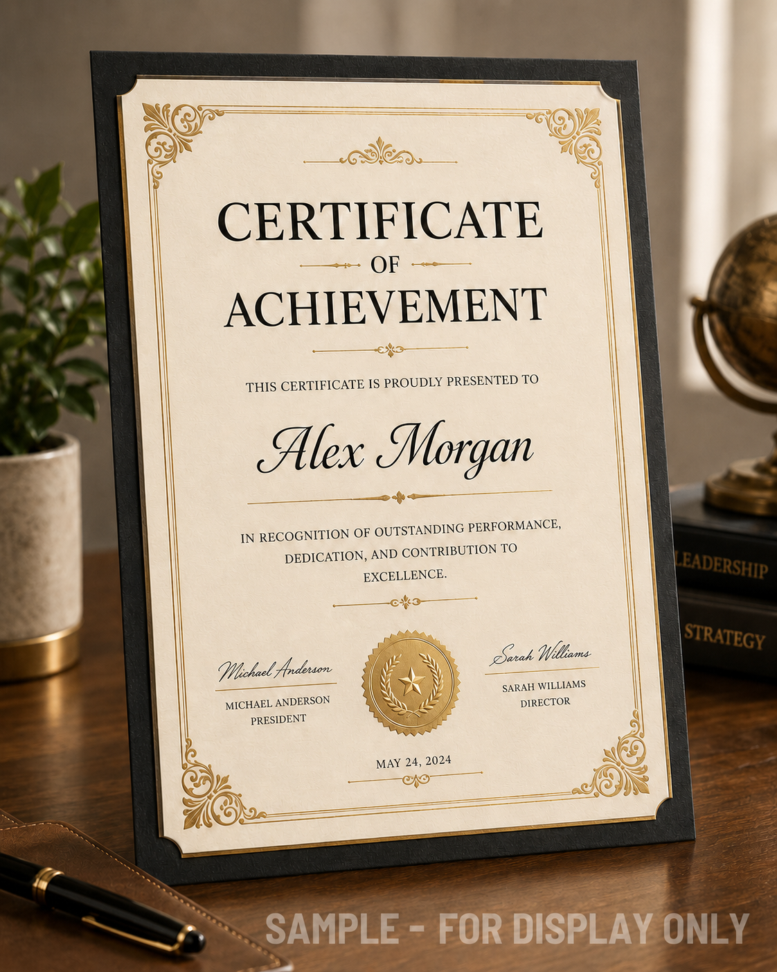 Custom Certificate Design
