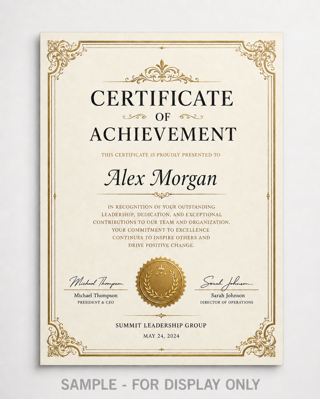 Custom Certificate Design - Image 4