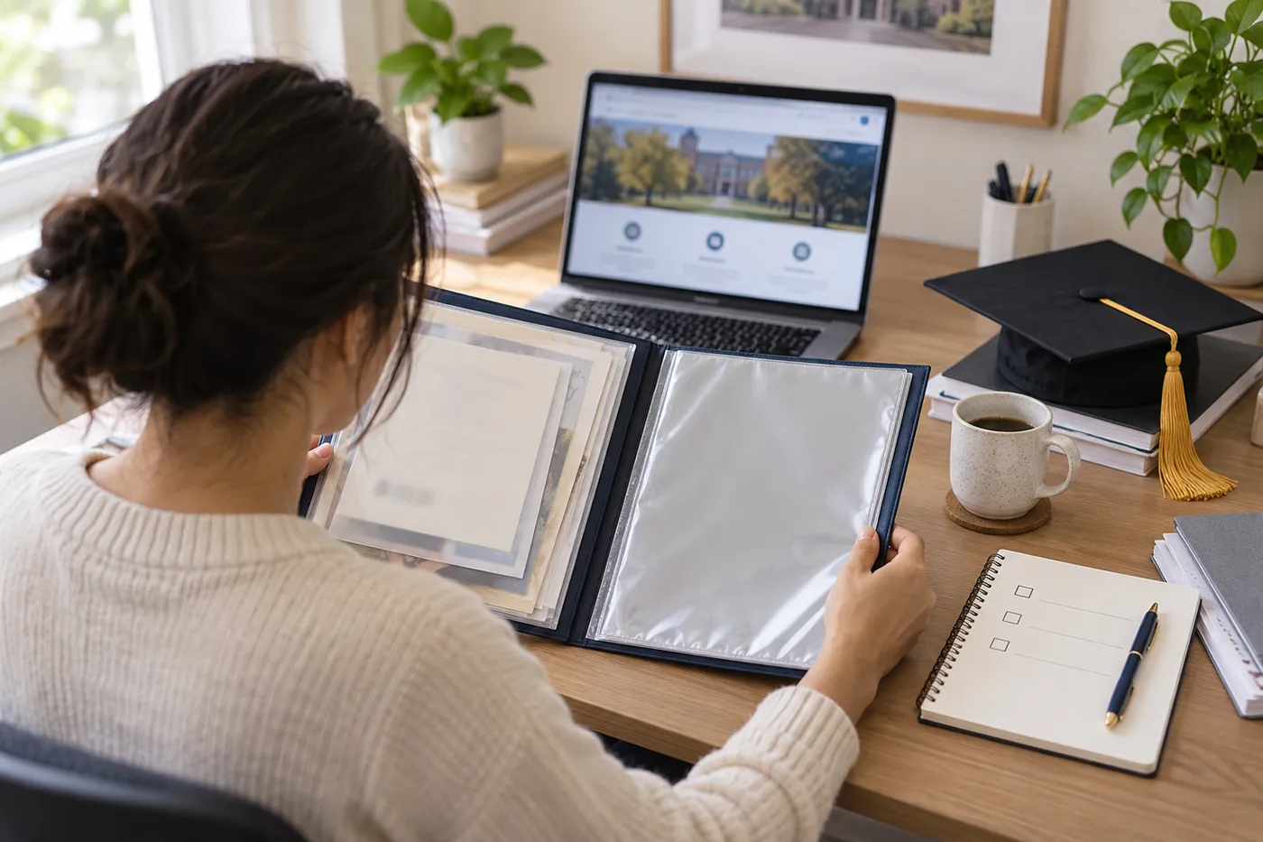 Graduate searching for a lost degree certificate and contacting a university records office
